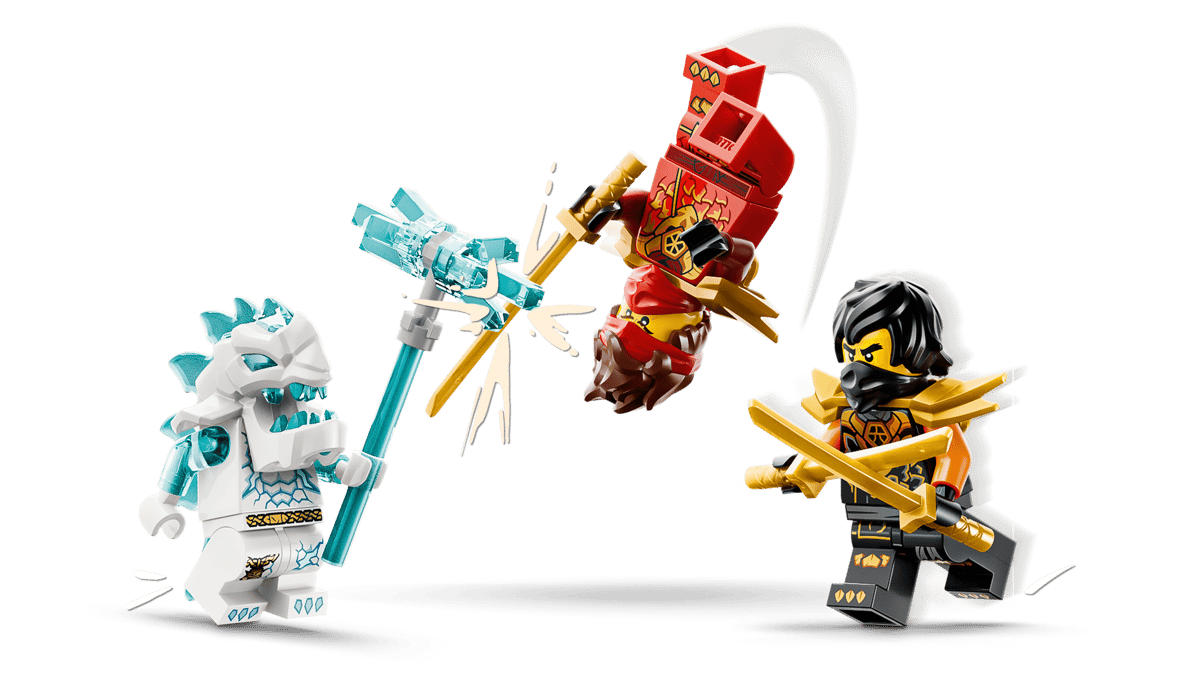 LEGO Ninjago Kai and Cole's Combiner Vehicles (71864) | Ninjago Building Set for Ages 8+