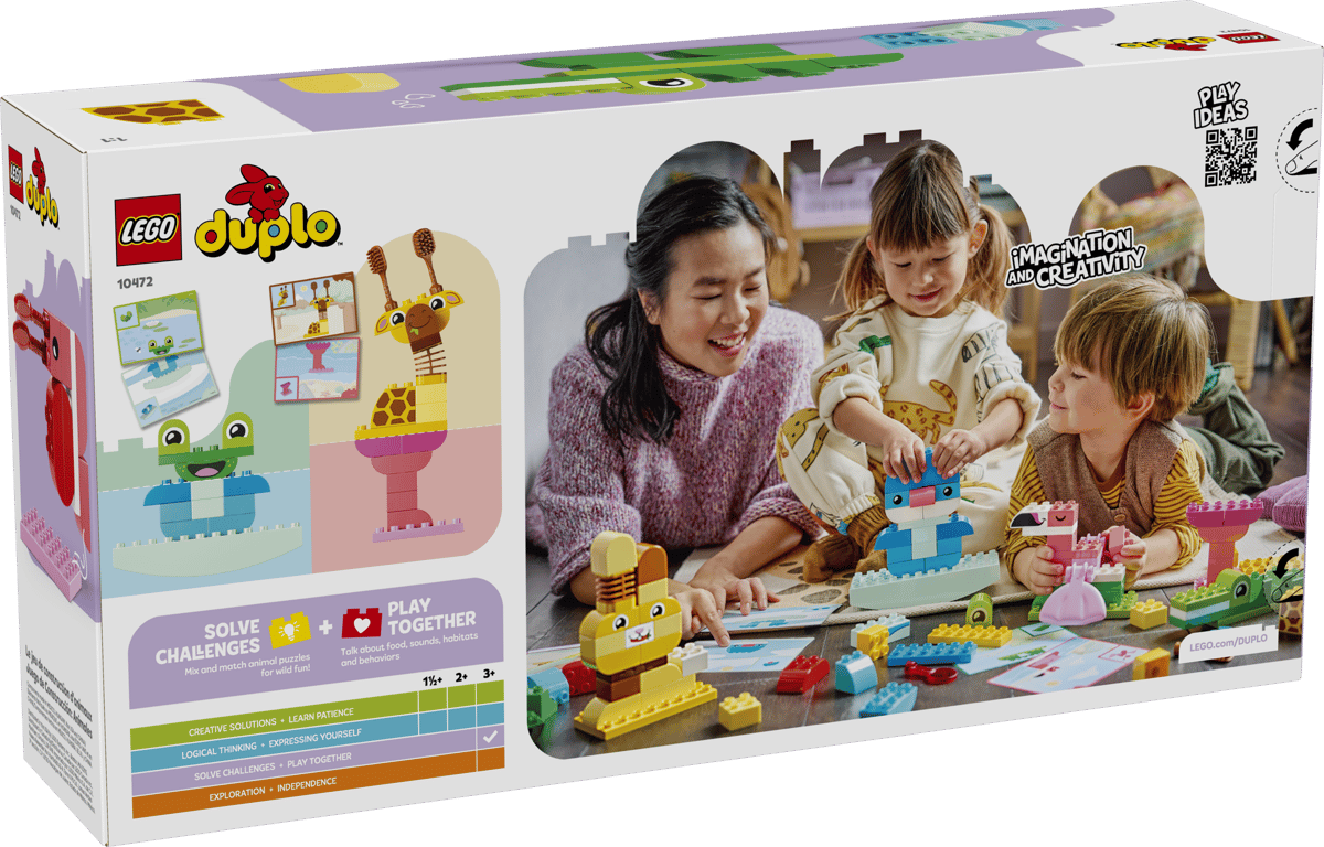 LEGO DUPLO Town Animal Building Game (10472) | DUPLO Town Building Set for Ages 2+