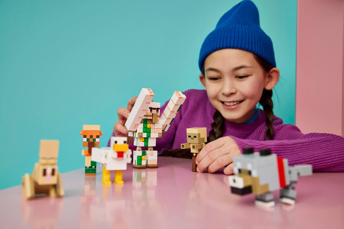 LEGO Minecraft Chicken Jockey Desert Attack (21592) | Minecraft Building Set for Ages 8+