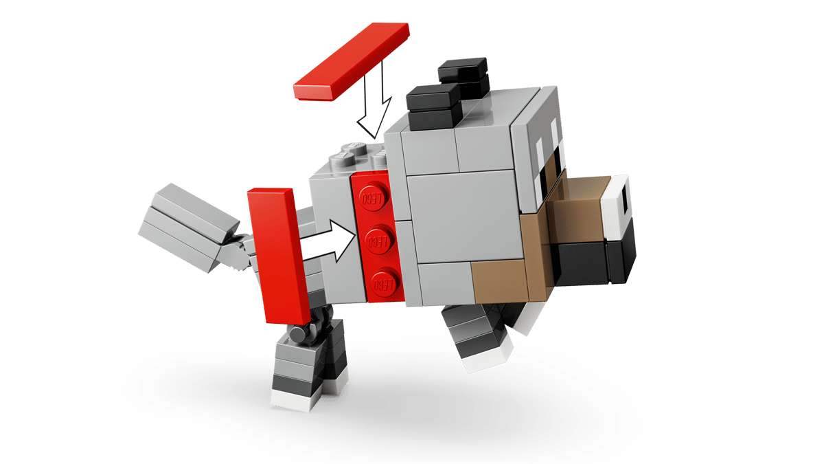 LEGO Minecraft Chicken Jockey Desert Attack (21592) | Minecraft Building Set for Ages 8+