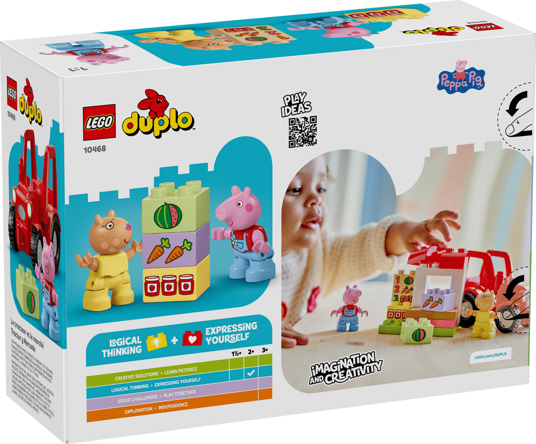 Lego DUPLO Town Tractor and Market