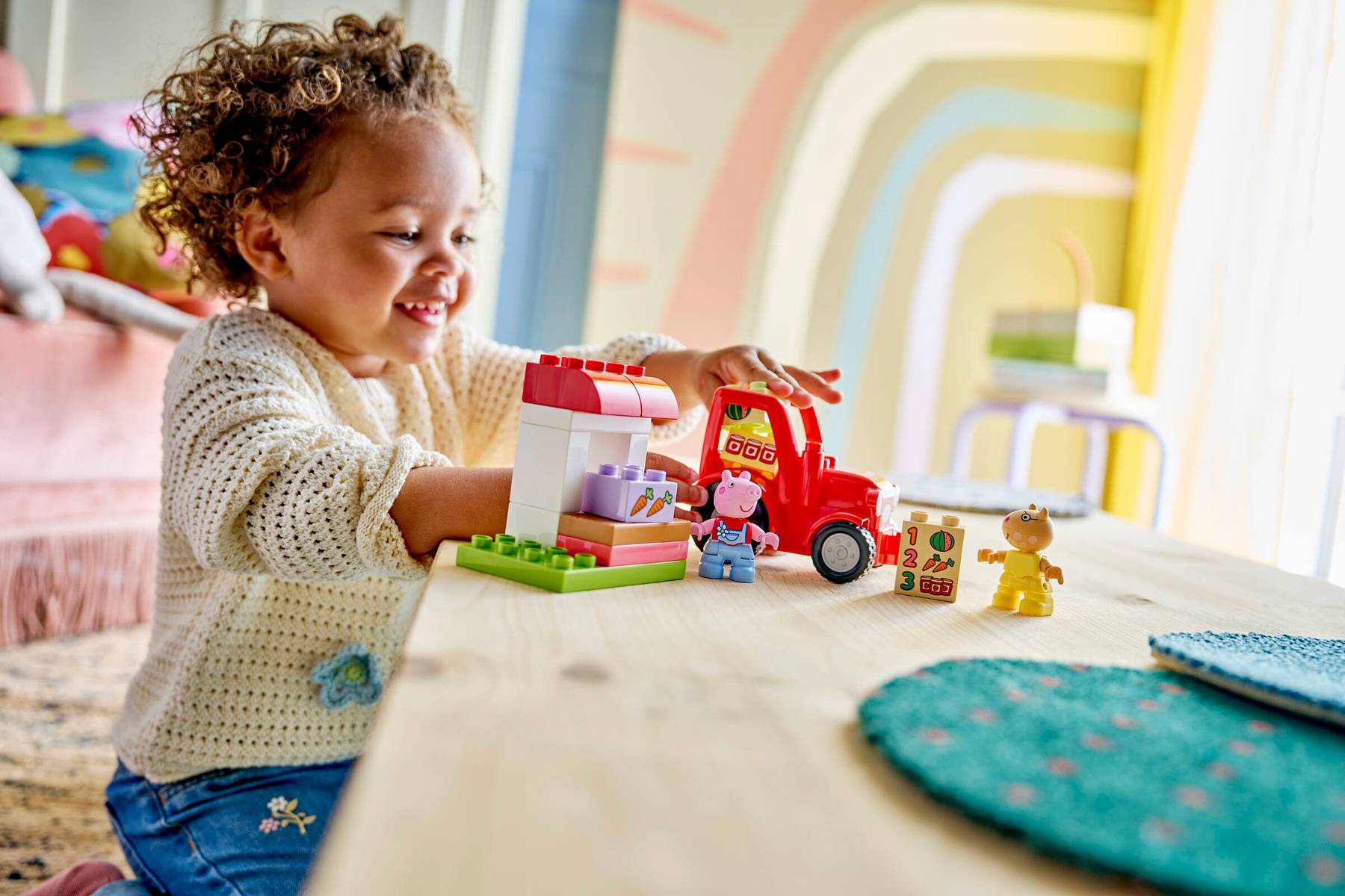Lego DUPLO Town Tractor and Market