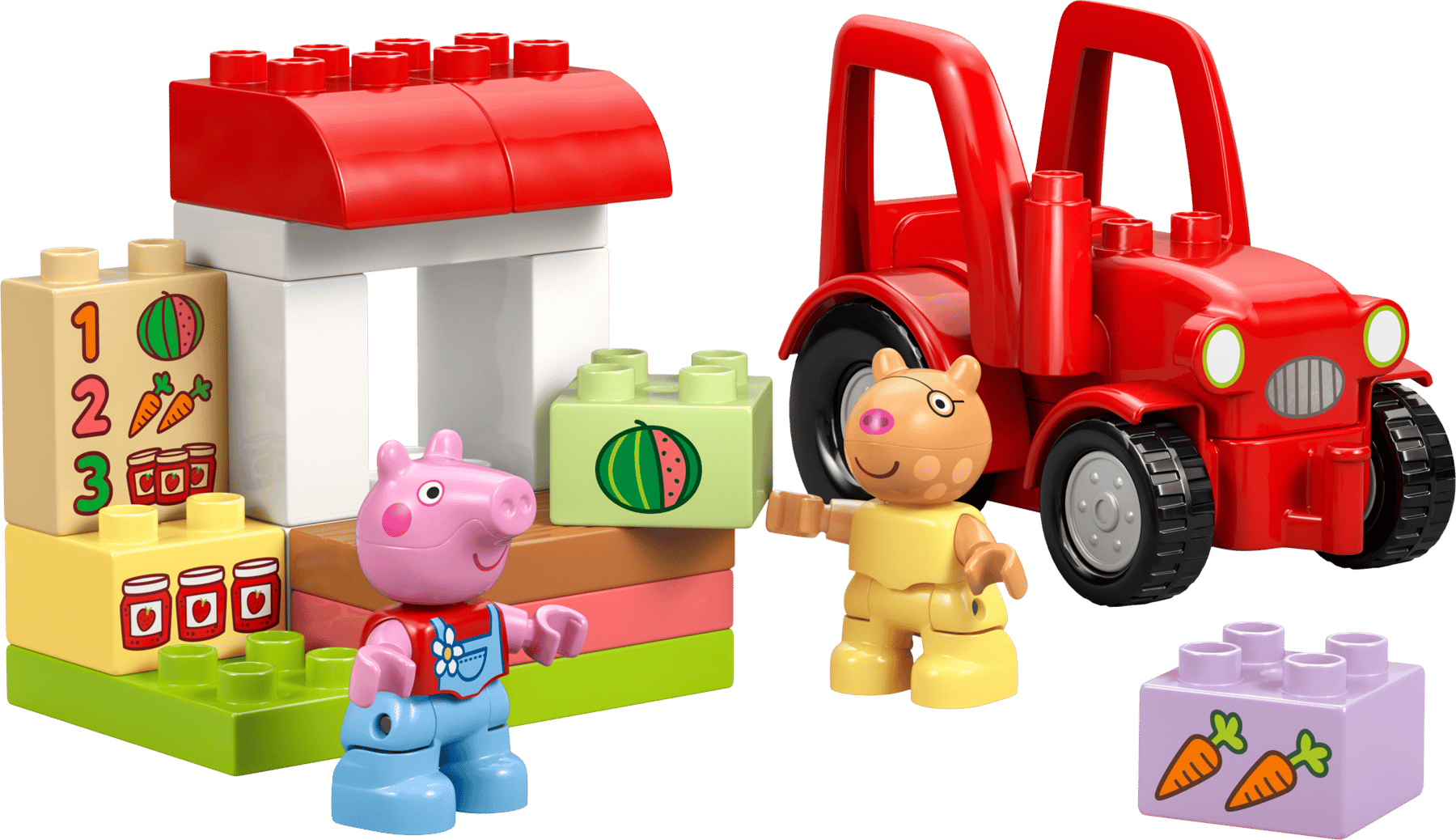 Lego DUPLO Town Tractor and Market