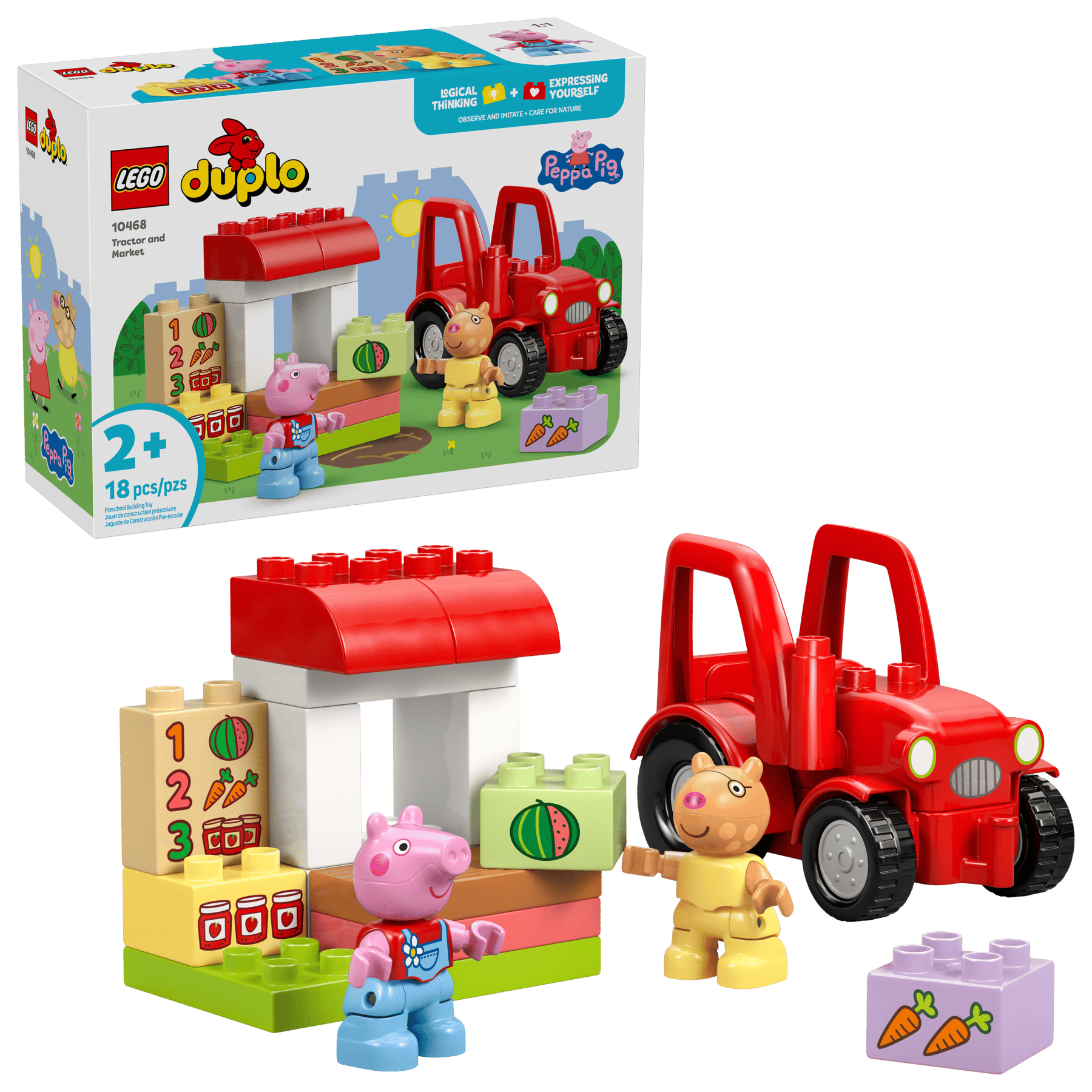 Lego DUPLO Town Tractor and Market