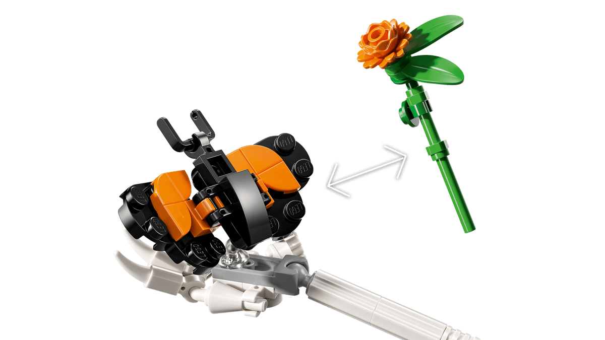 LEGO Ideas La Catrina – 1,212-Piece Day of the Dead Skeleton Figurine with Marigolds & Monarch Butterfly (Ages 18+) [21372]