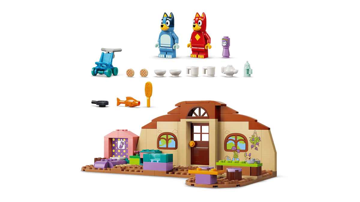 LEGO Bluey School with Rusty and Bluey (11221) | Bluey Building Set for Ages 4+