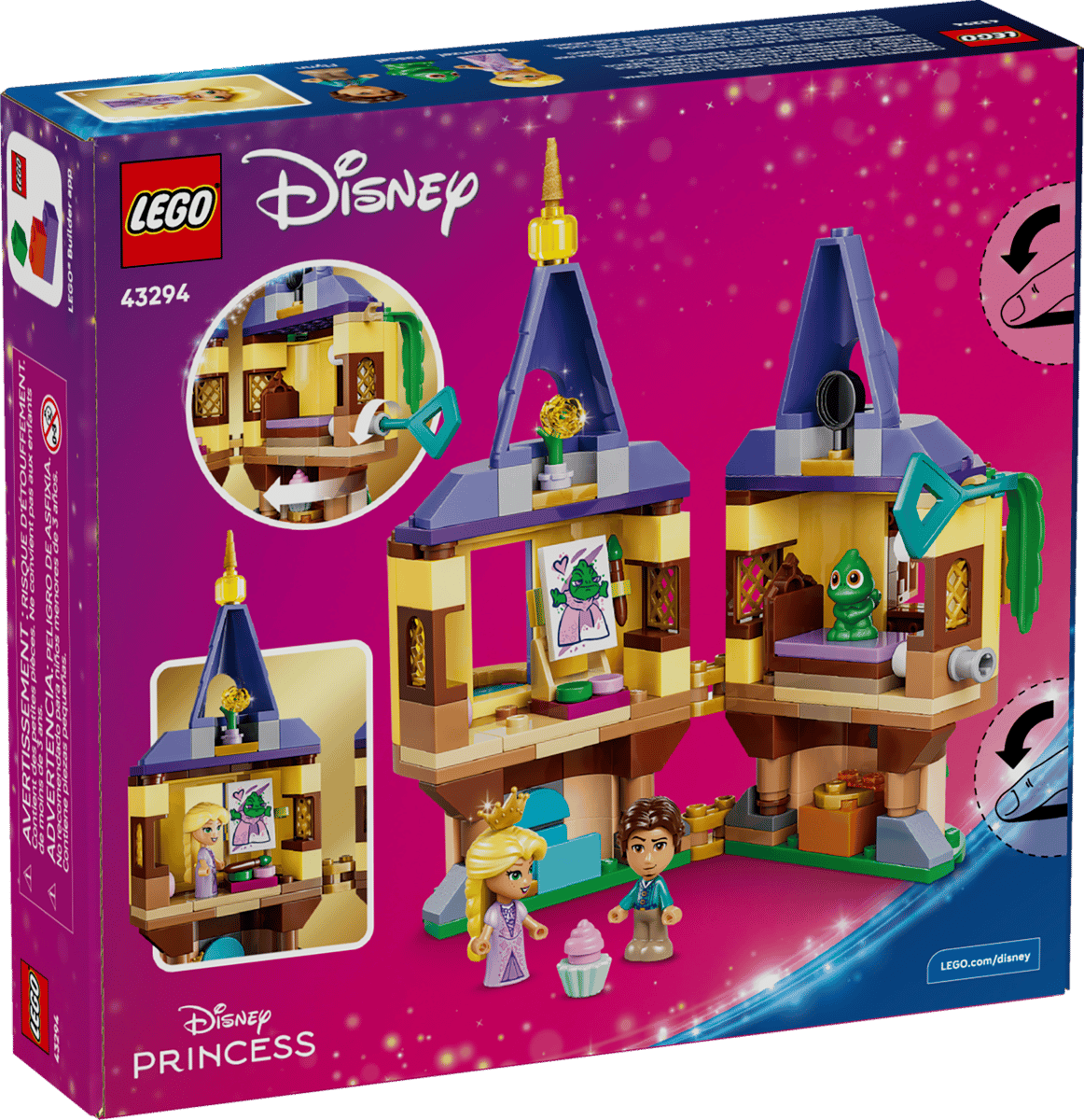 LEGO Disney Princess Rapunzel's Mini Tower (43294) | Disney Princess Building Set for Ages 4+