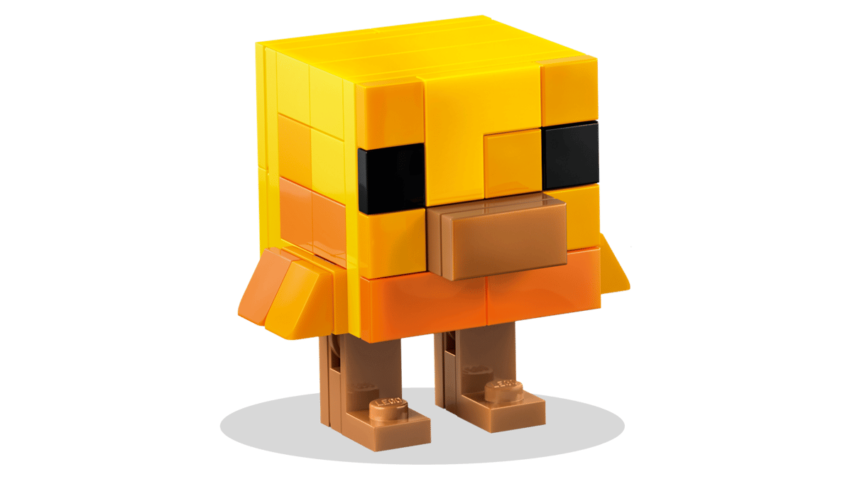 LEGO Minecraft Chicken Jockey (21582) | Minecraft Building Set for Ages 8+