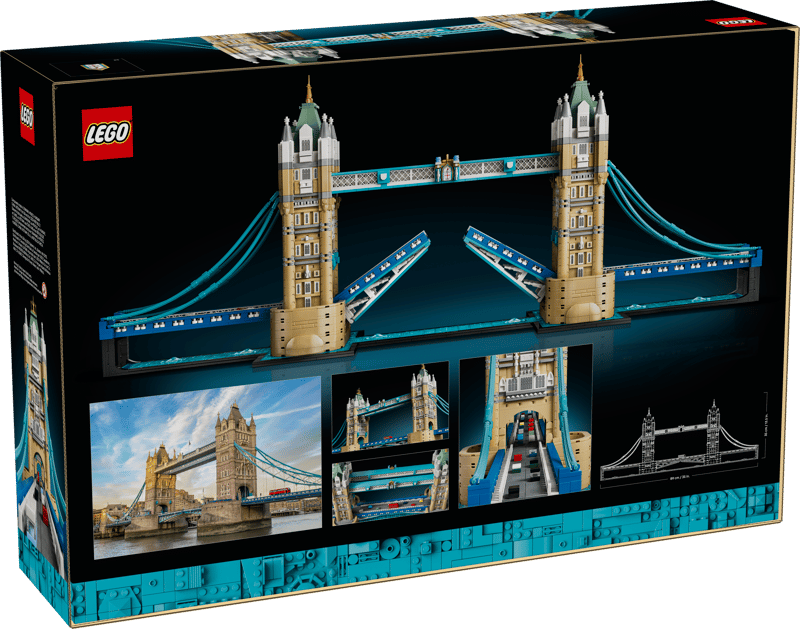 LEGO Architecture Tower Bridge – 3,745-Piece Iconic London Landmark Building Set for Adults 18+ [21067]