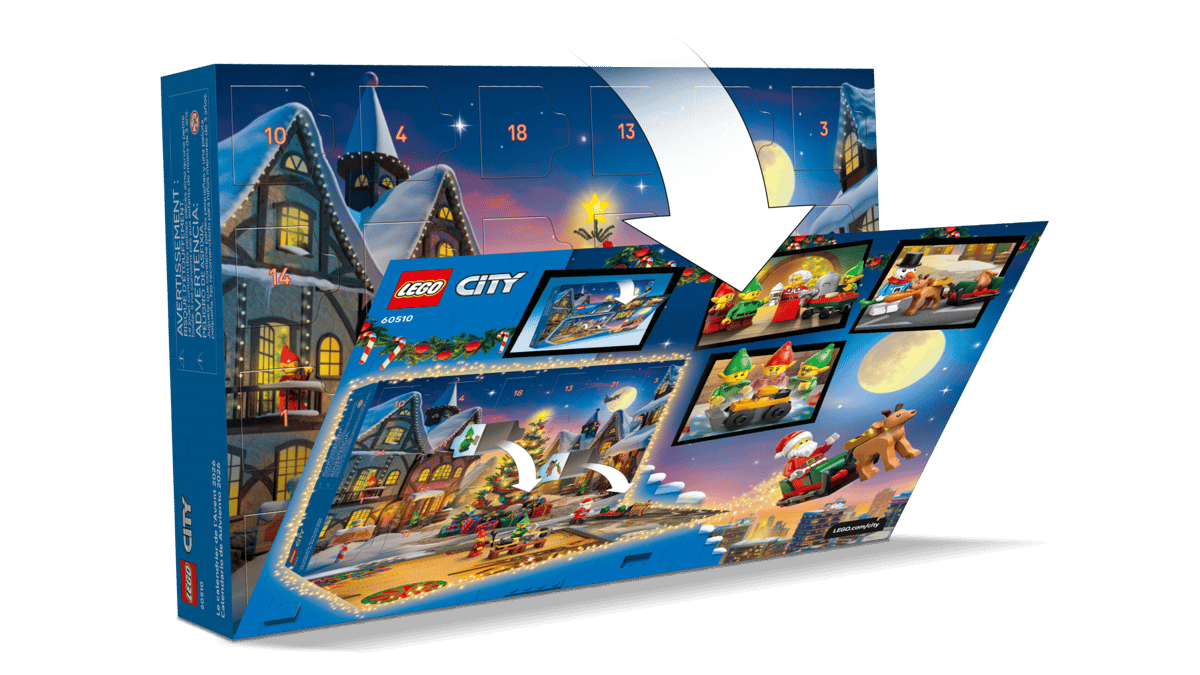 LEGO City 2026 Advent Calendar – 24-Day Holiday Countdown Building Set (Ages 5+, 336 Pieces) (60510)