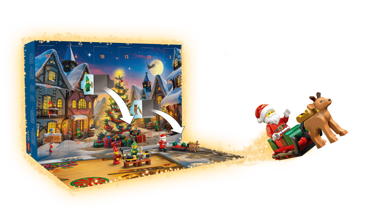 LEGO City 2026 Advent Calendar – 24-Day Holiday Countdown Building Set (Ages 5+, 336 Pieces) (60510)