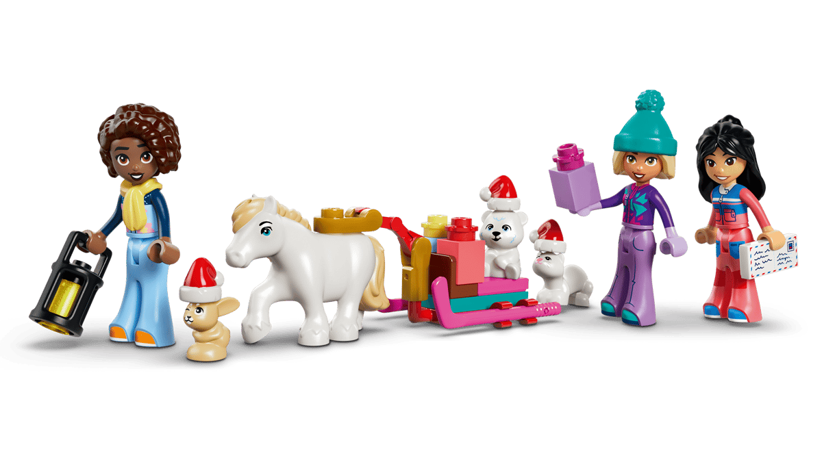 LEGO Friends 2026 Advent Calendar – 24-Day Holiday Countdown Building Set (Ages 6+, 336 Pieces) (42698)