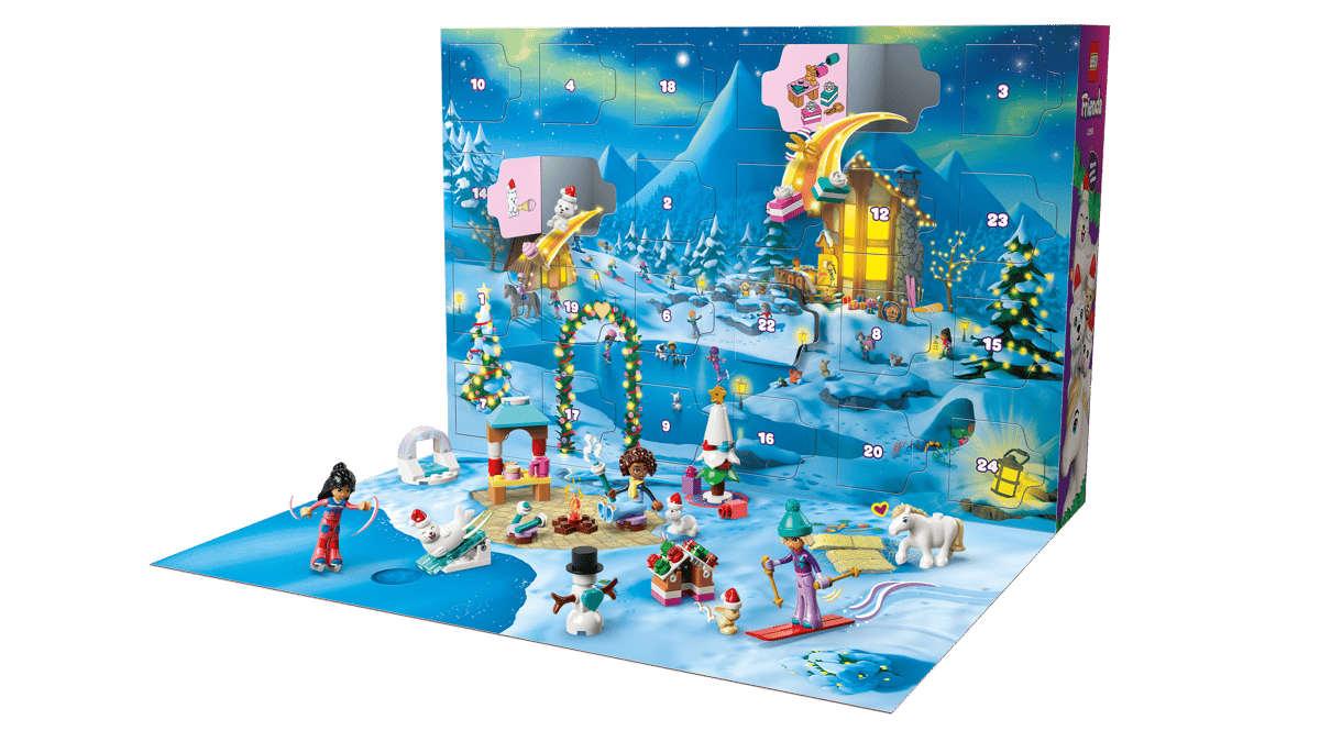 LEGO Friends 2026 Advent Calendar – 24-Day Holiday Countdown Building Set (Ages 6+, 336 Pieces) (42698)