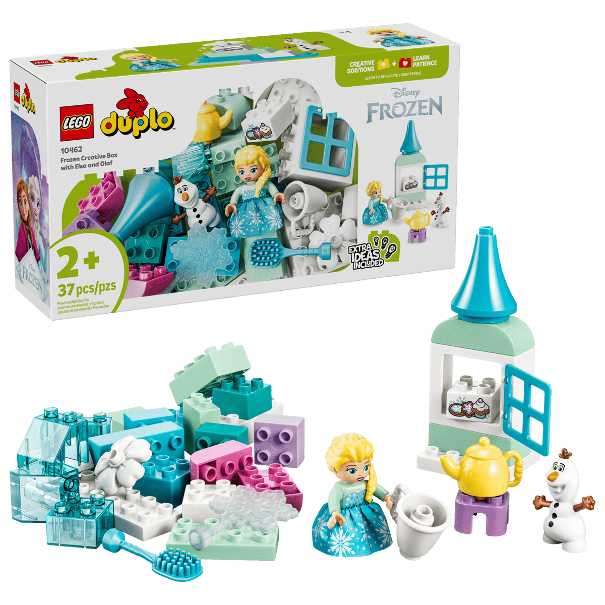 LEGO DUPLO Disney Frozen Creative Box with Elsa (10462) | DUPLO Disney Building Set for Ages 2+