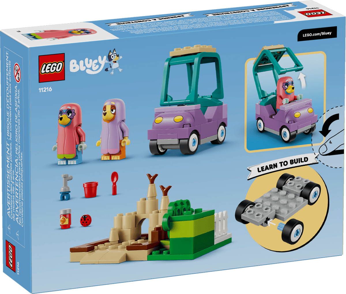 LEGO Bluey Grannies with Bingo and Bluey (11216) | Bluey Building Set for Ages 4+