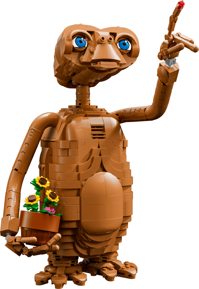 LEGO Ideas E.T. the Extra-Terrestrial – 1,226-Piece Poseable Figure of the Beloved Film Alien (Ages 18+) [21370]