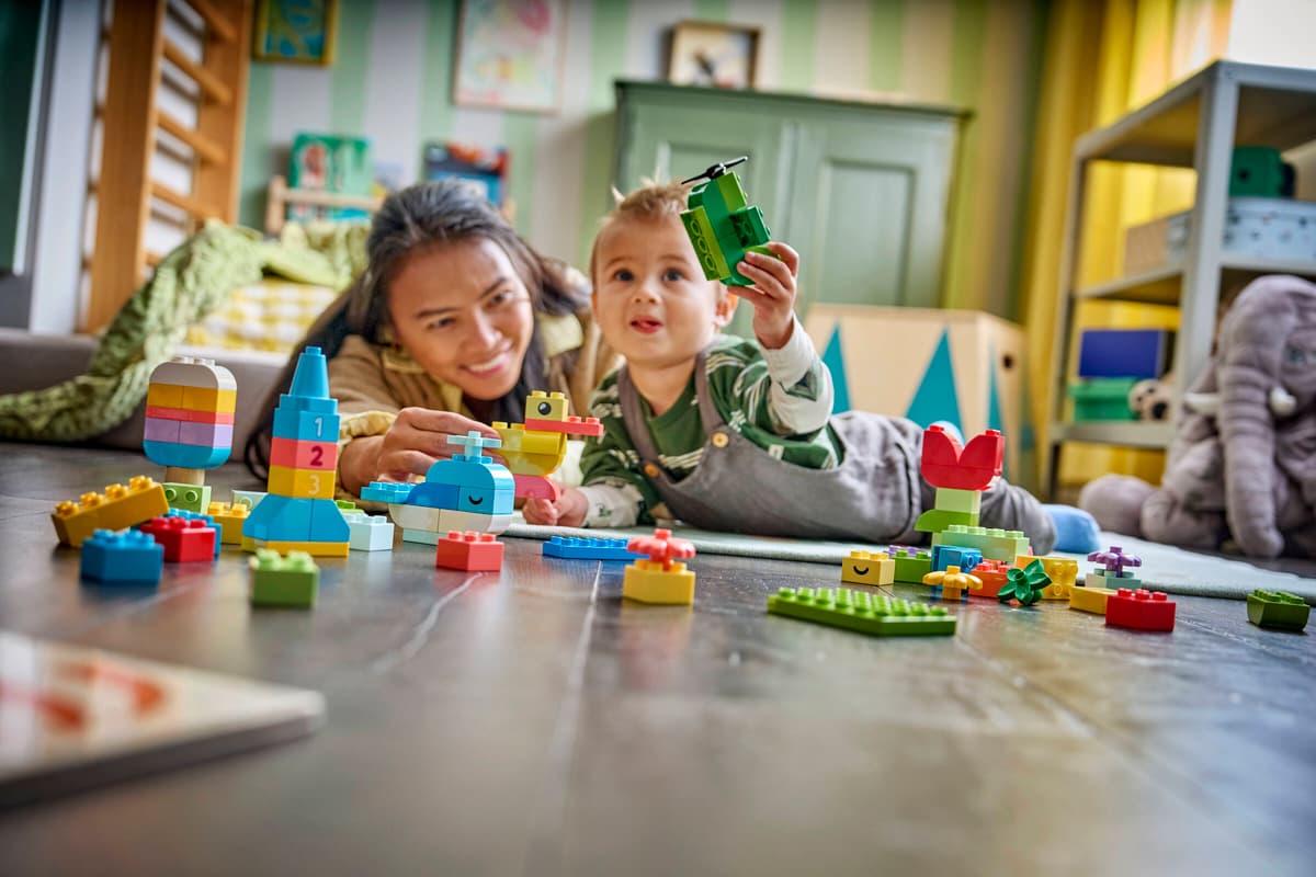 LEGO DUPLO Classic Colourful Creative Box (10479) | DUPLO Classic Building Set for Ages 2+