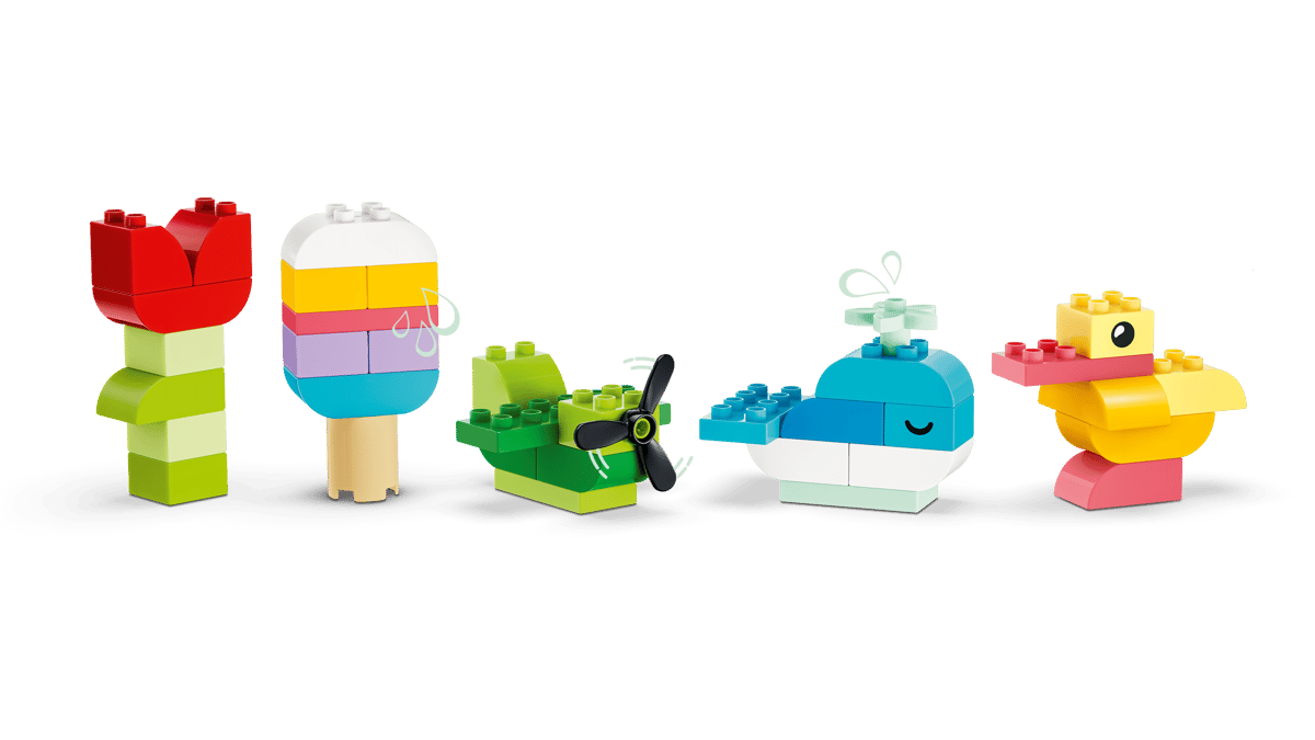 LEGO DUPLO Classic Colourful Creative Box (10479) | DUPLO Classic Building Set for Ages 2+