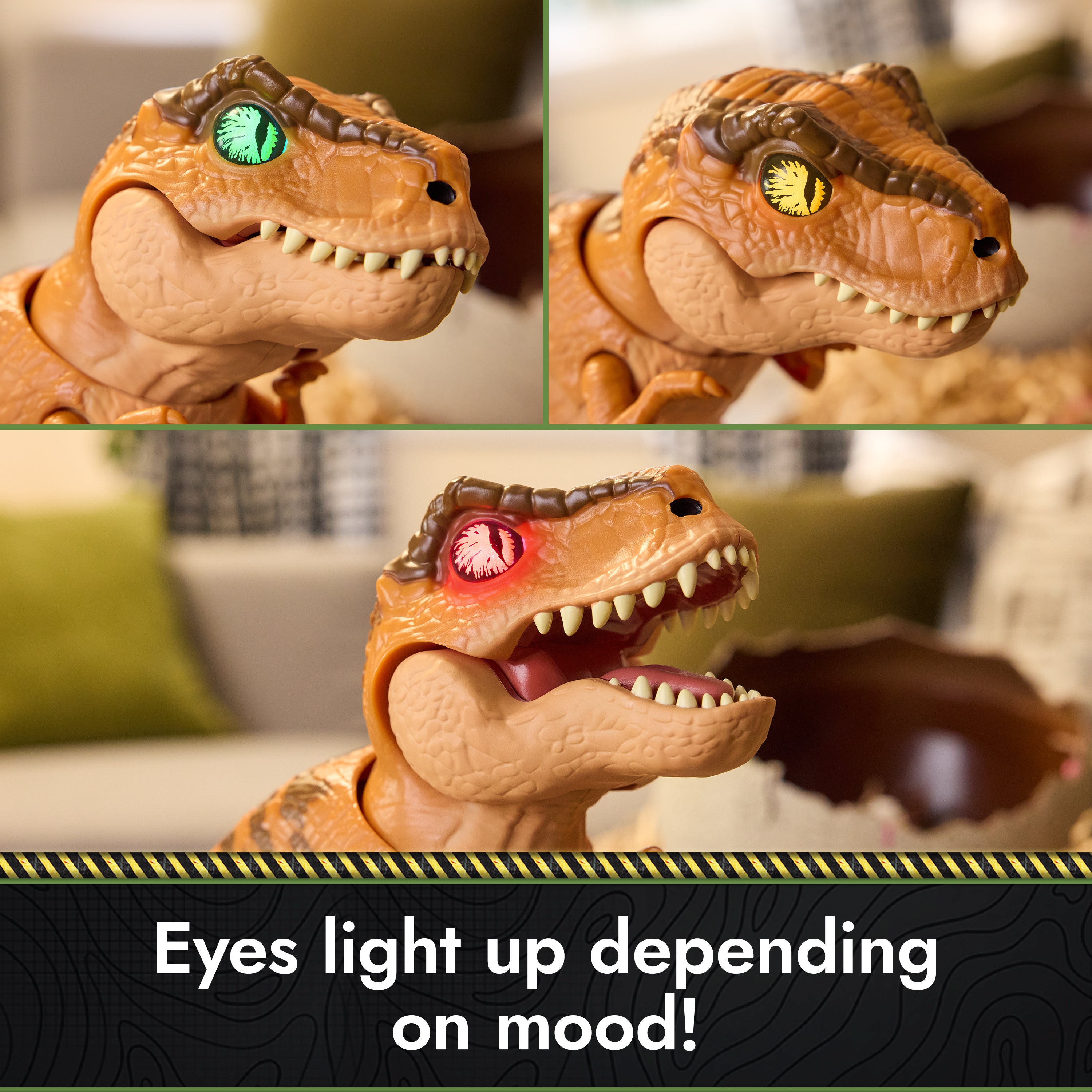 Spin Master Jurassic World Primal Hatch Interactive Hatching T-Rex – Hatch, Train & Raise Your Own Baby Dinosaur with 100+ Sounds (Ages 5+)