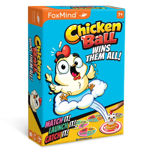 FoxMind ChickenBall – Fast-Flying Party Game of Silly Words, Speed & Reflexes (Ages 8+, 3–6 Players)