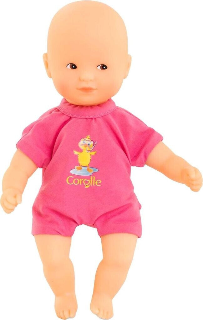 Corolle Mini Bath Doll Pink 8"