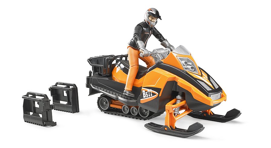 Bruder Bworld Snowmobile with Driver and Accessories (63101)