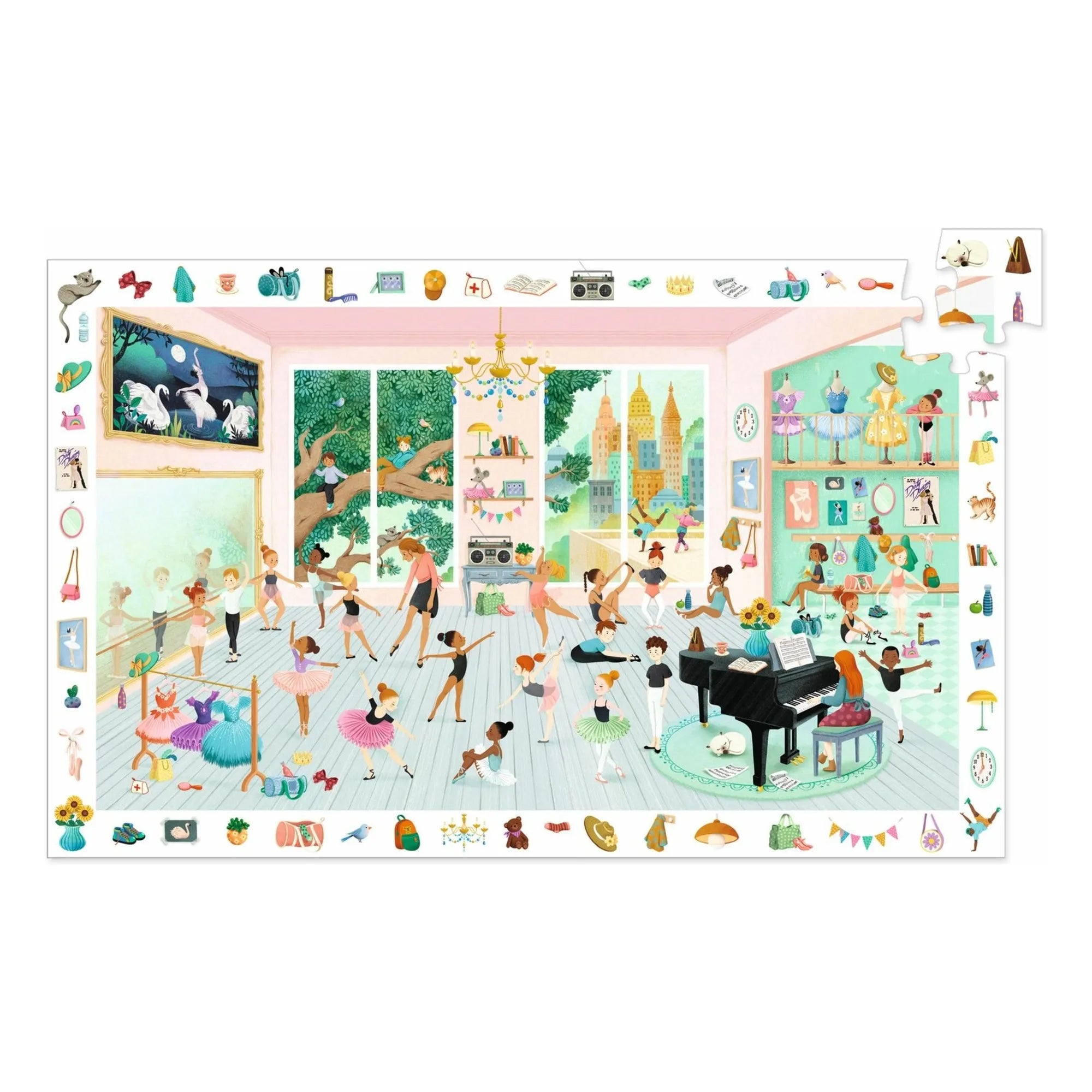 Djeco Observation Puzzle The Dance School (100 pcs)