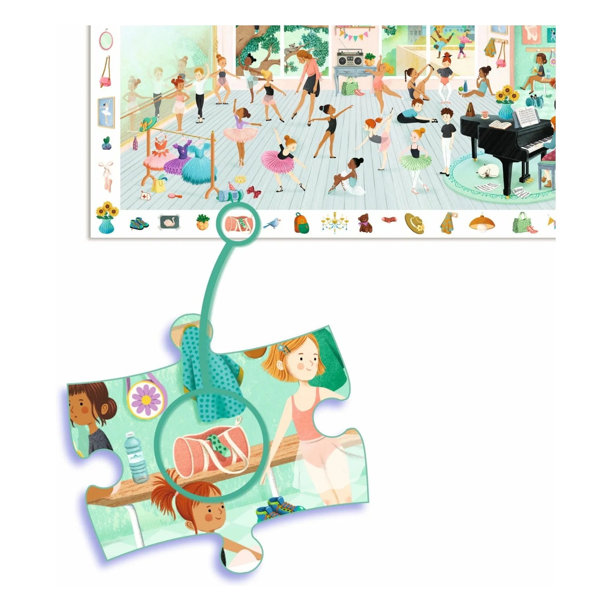 Djeco Observation Puzzle The Dance School (100 pcs)