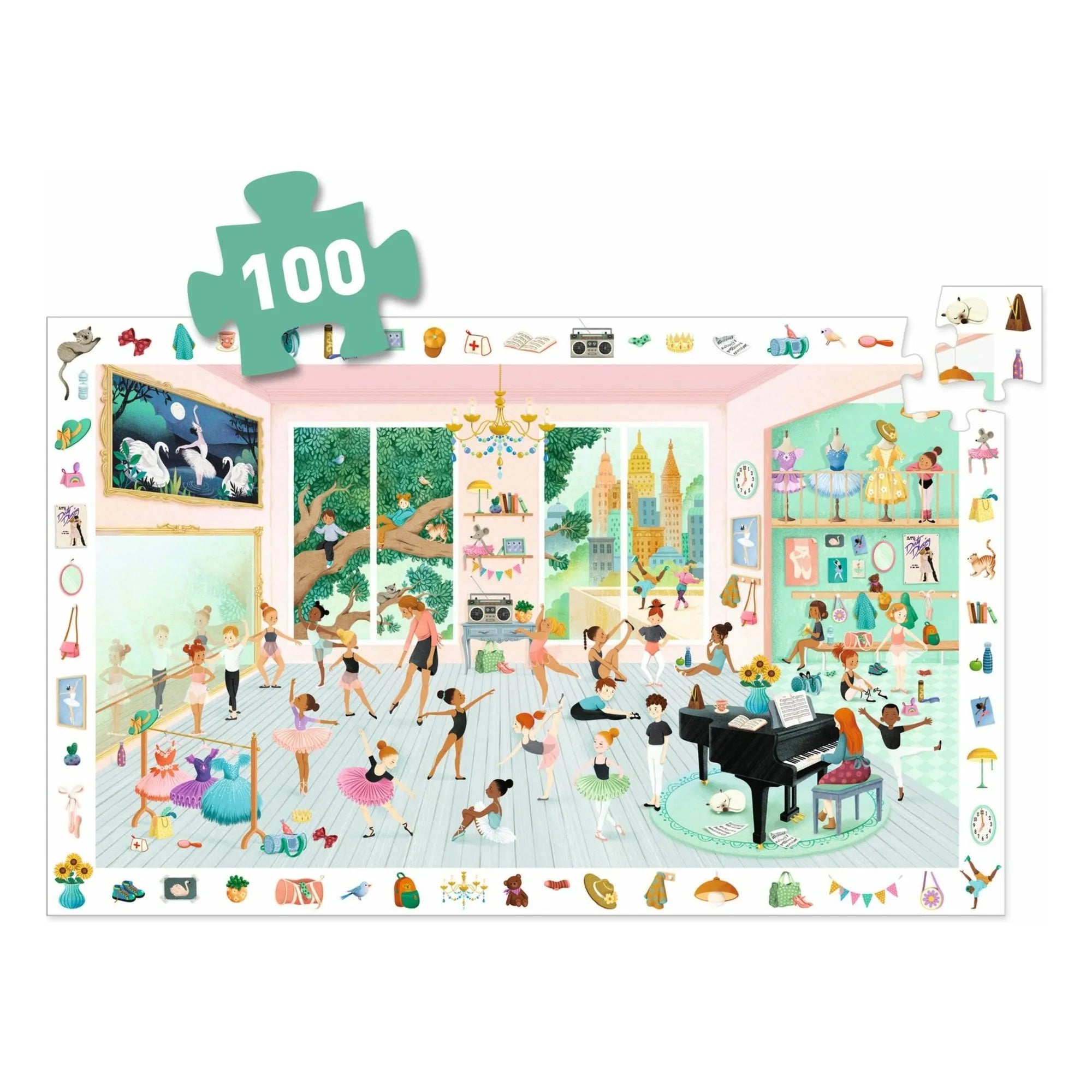 Djeco Observation Puzzle The Dance School (100 pcs)
