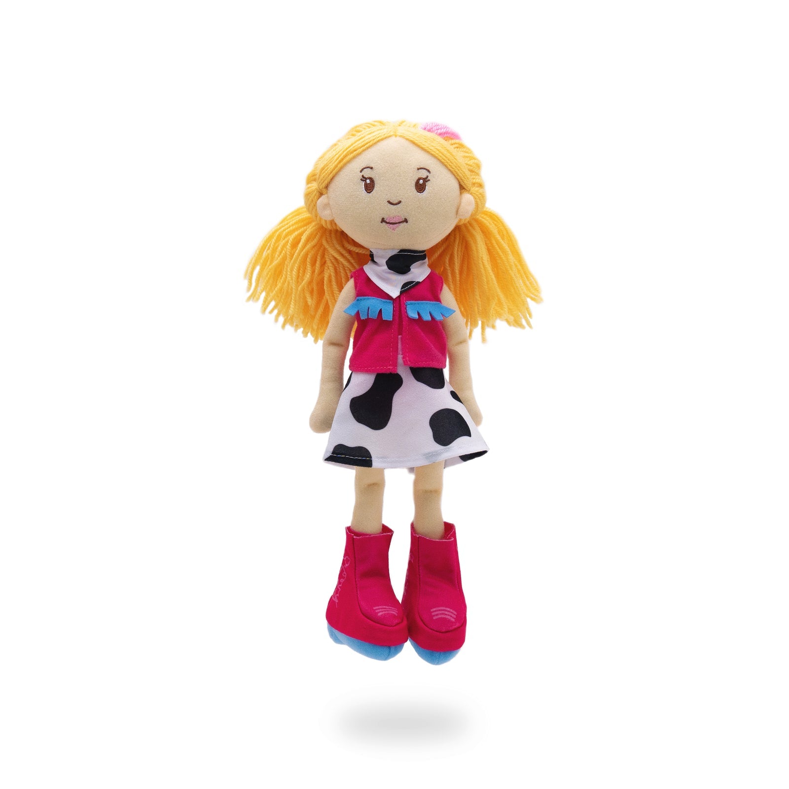 Manhattan Toy Groovy Girls Rockin' Rodeo Doll Outfit – 5-Piece Western Set with Cow-Print Skirt, Boots & Bandana for 13" Groovy Girls Dolls (Ages 3+)