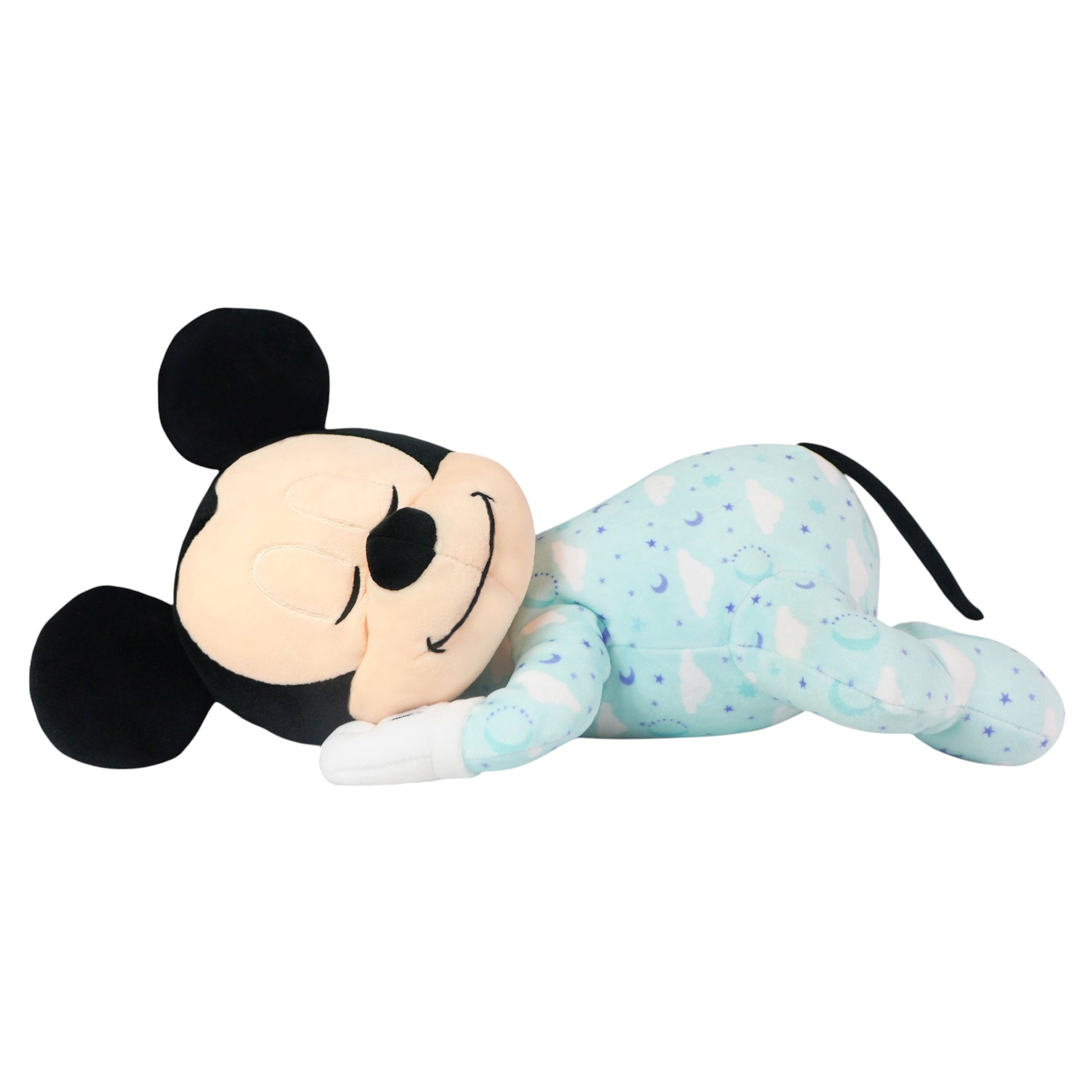 Disney Mickey Mouse Sleeping Baby Plush – Mickey in Pyjamas Soft Newborn Toy