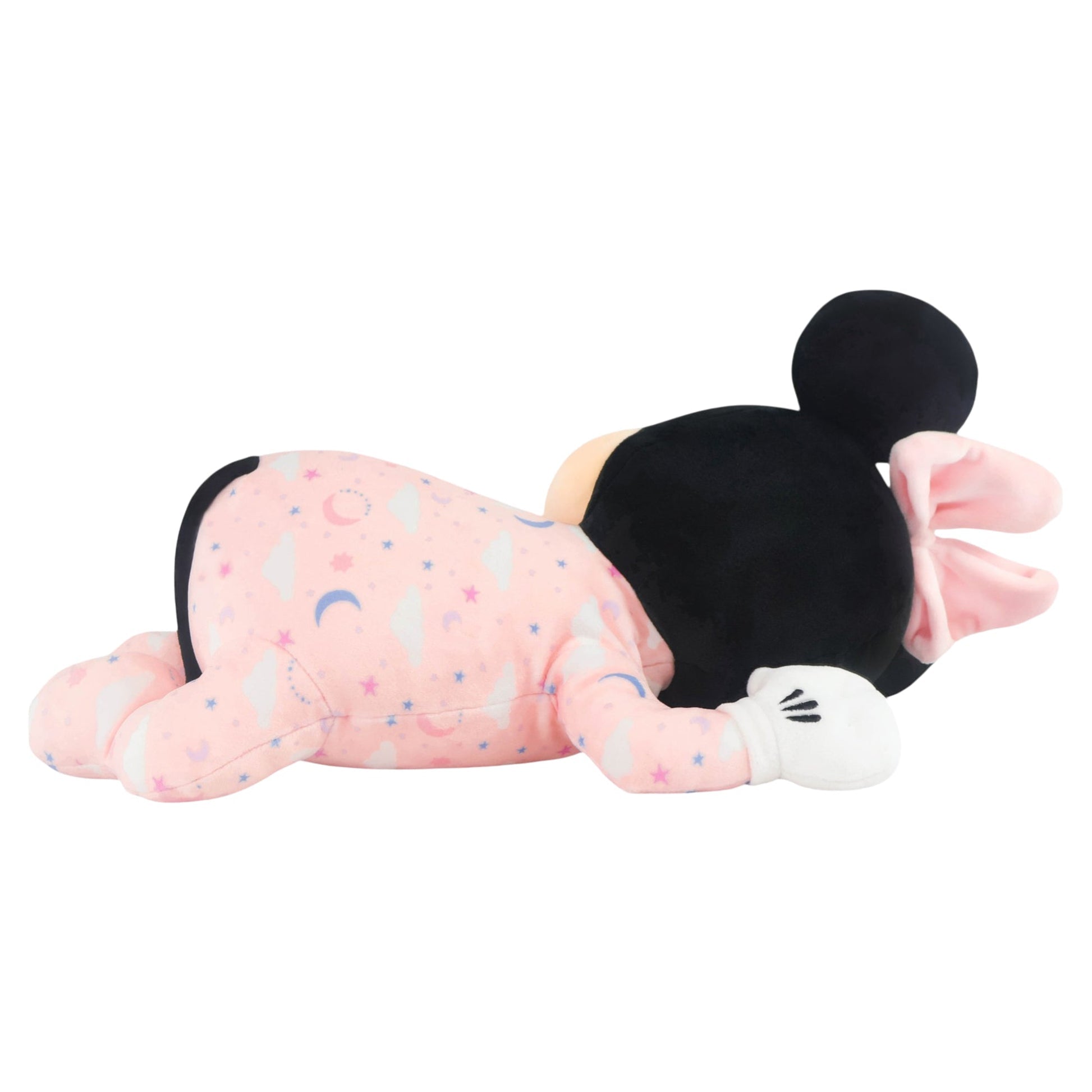 Disney Minnie Mouse Sleeping Baby Plush – Minnie in Pyjamas Soft Newborn Toy