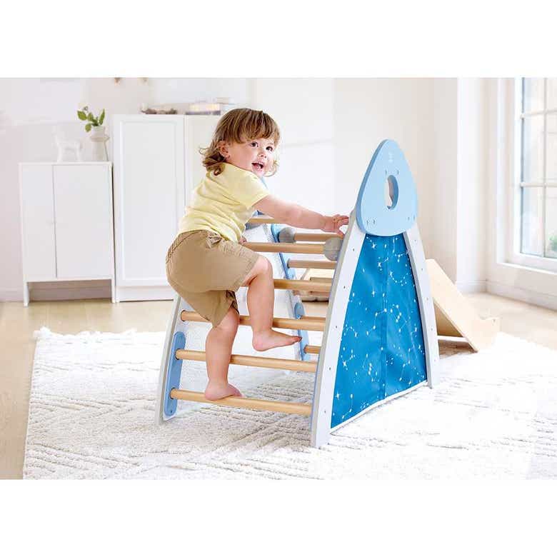 Hape 4-in-1 Climb 'n' Slide Gym Set
