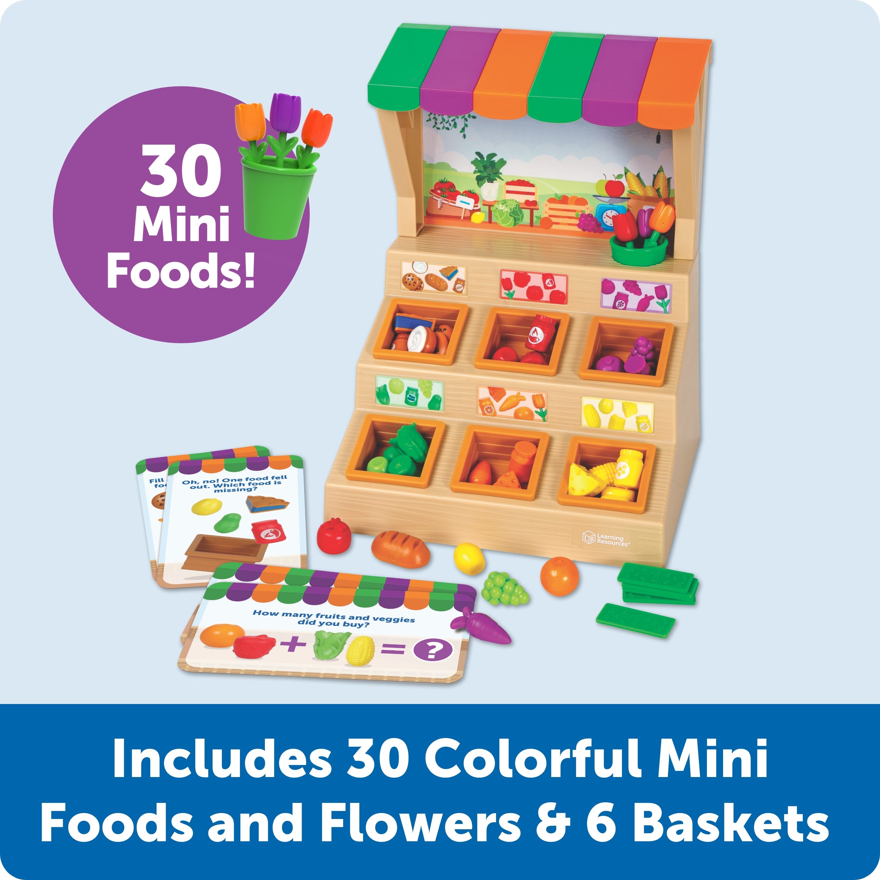 Learning Resources Mini Farmstand Sorting Set