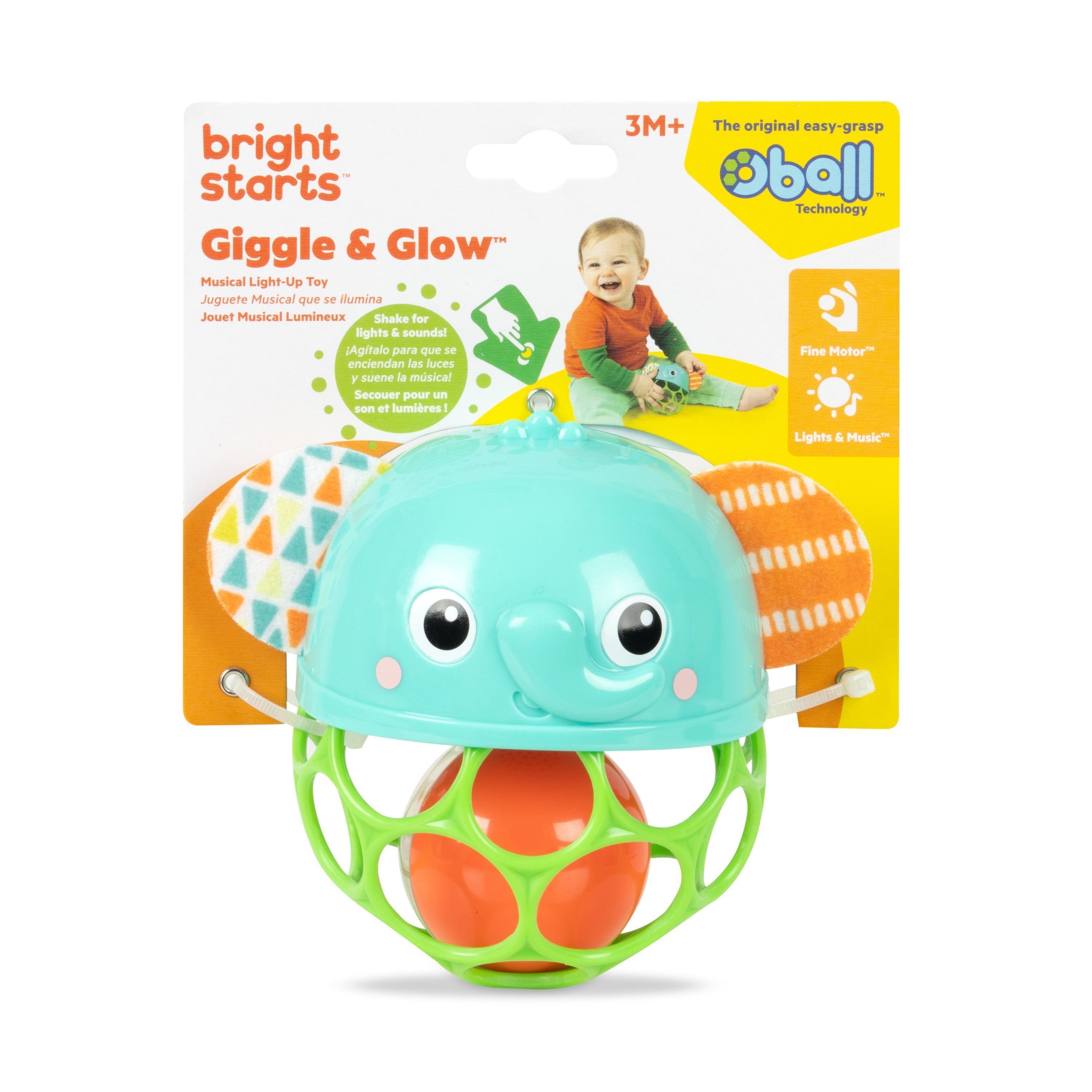 Bright Starts Giggle & Glow Musical Light-Up Toy