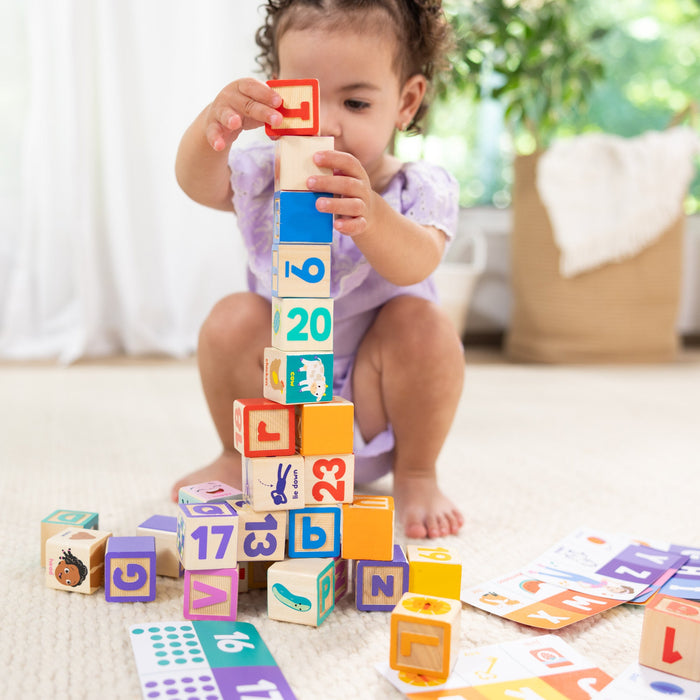 Melissa & Doug Ms. Rachel™ Wooden Learning Blocks