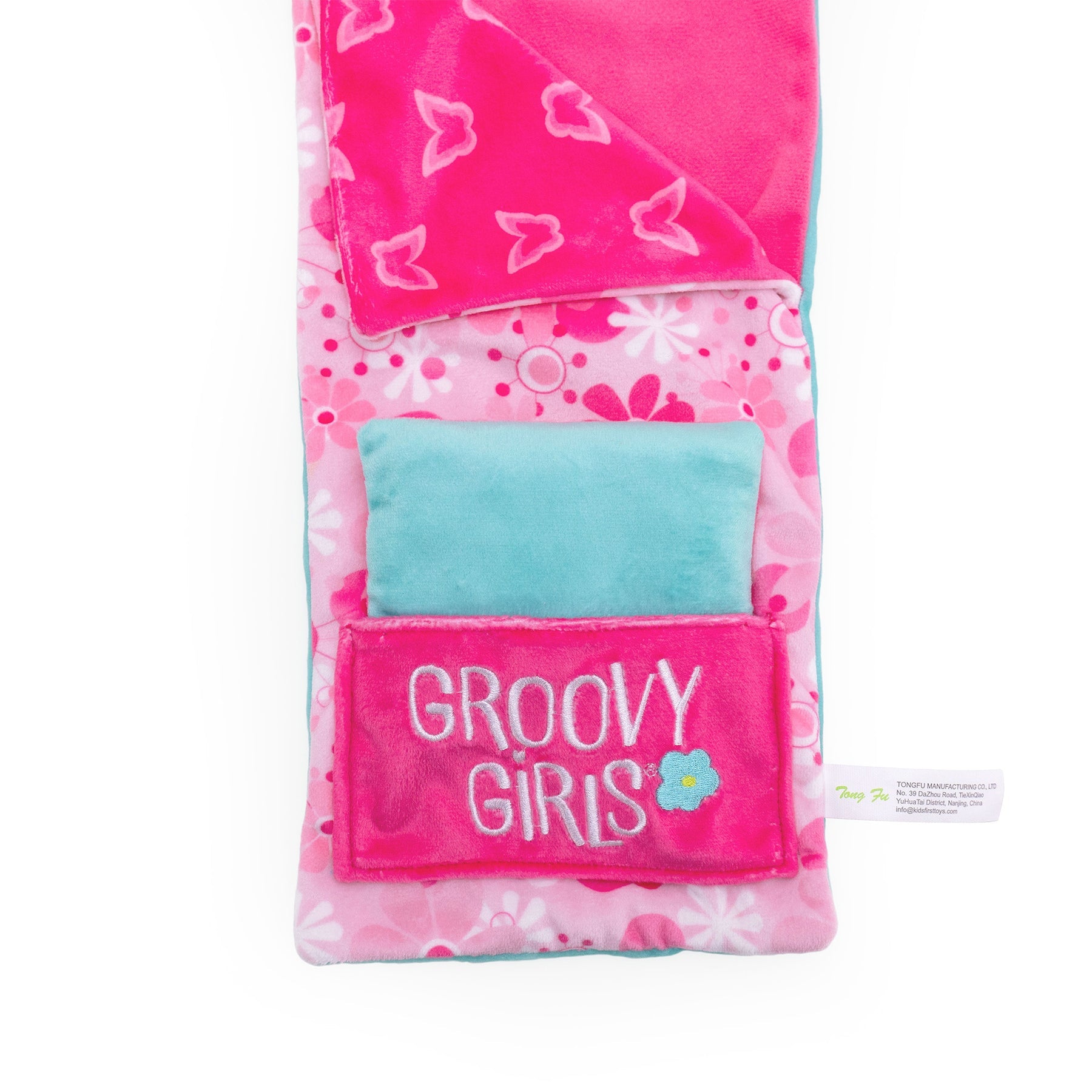 Manhattan Toy Groovy Girls Super Duper Sleeping Bag – Soft Doll Sleepover Accessory (Ages 3+)