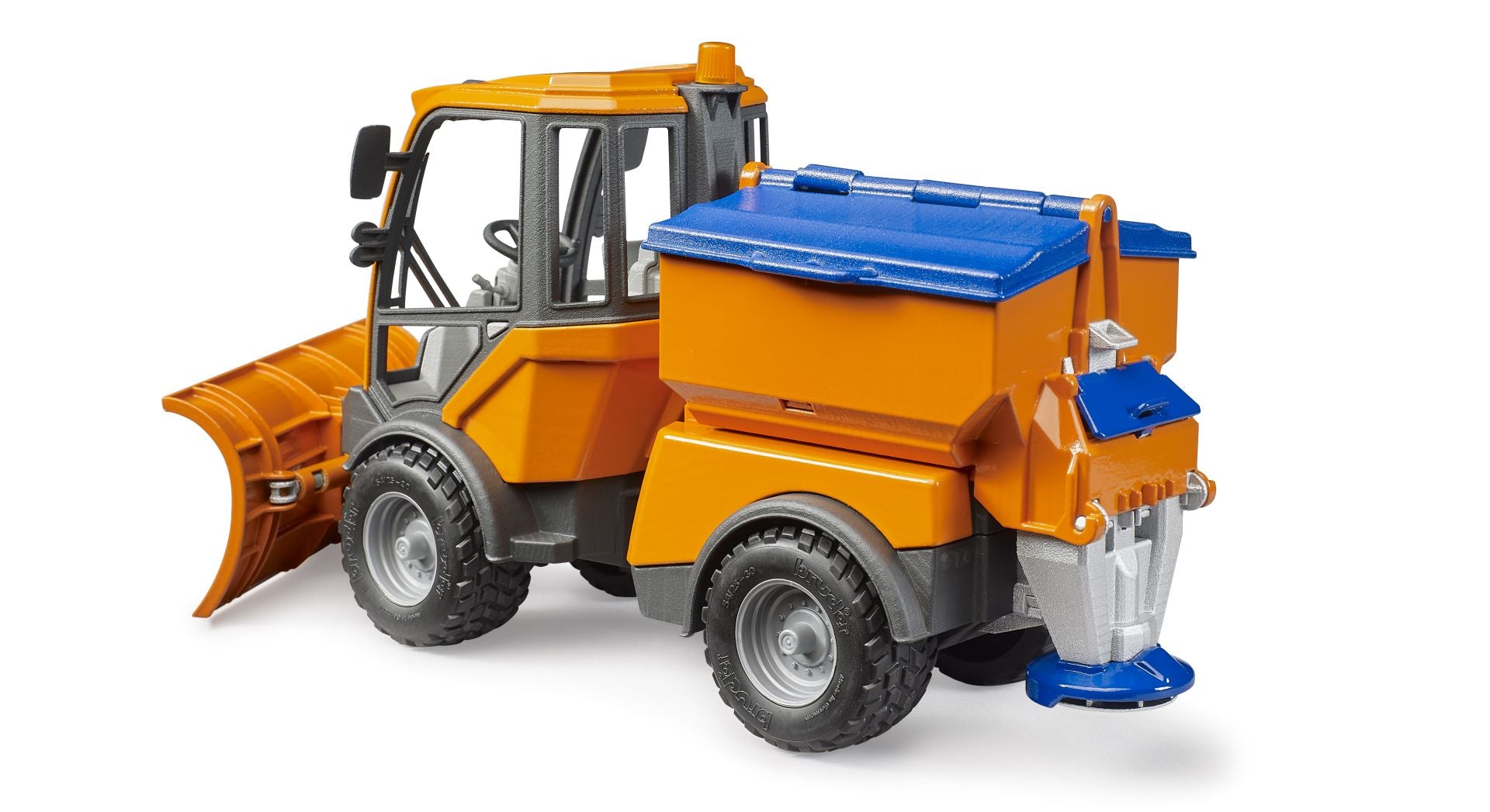 Bruder VarioCar Winter Service Vehicle – Compact Municipal Utility Vehicle (Ages 4+)