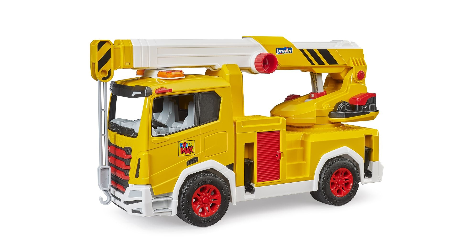 Bruder ROADMAX Crane Truck – Swivelling Crane with Extendable Arm & Stabilisers (Ages 2+)