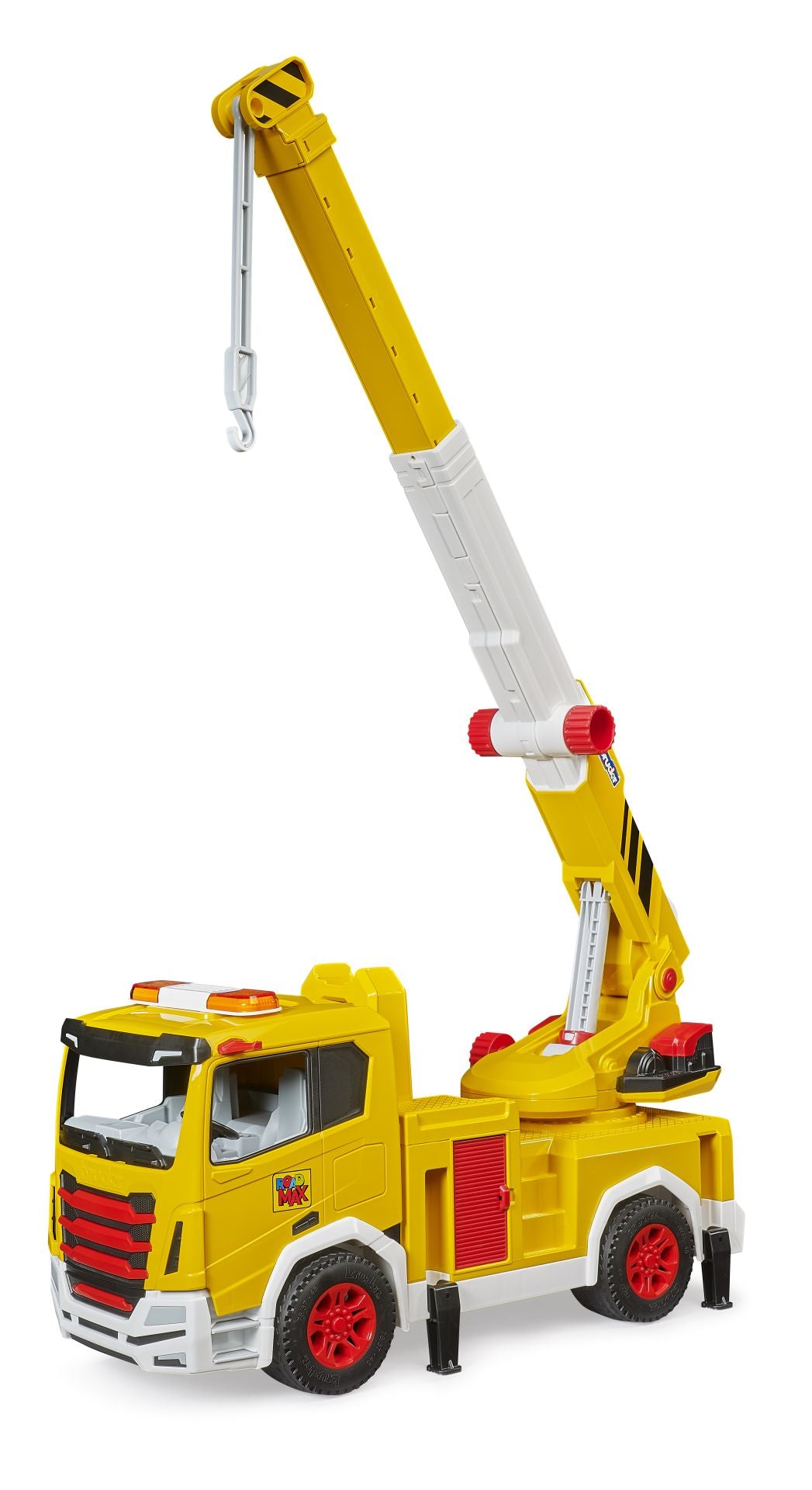 Bruder ROADMAX Crane Truck – Swivelling Crane with Extendable Arm & Stabilisers (Ages 2+)