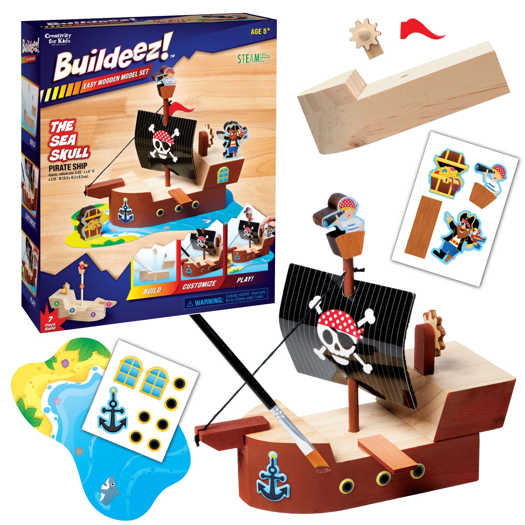 Buildeez!™ Pirate Ship the Sea Skull