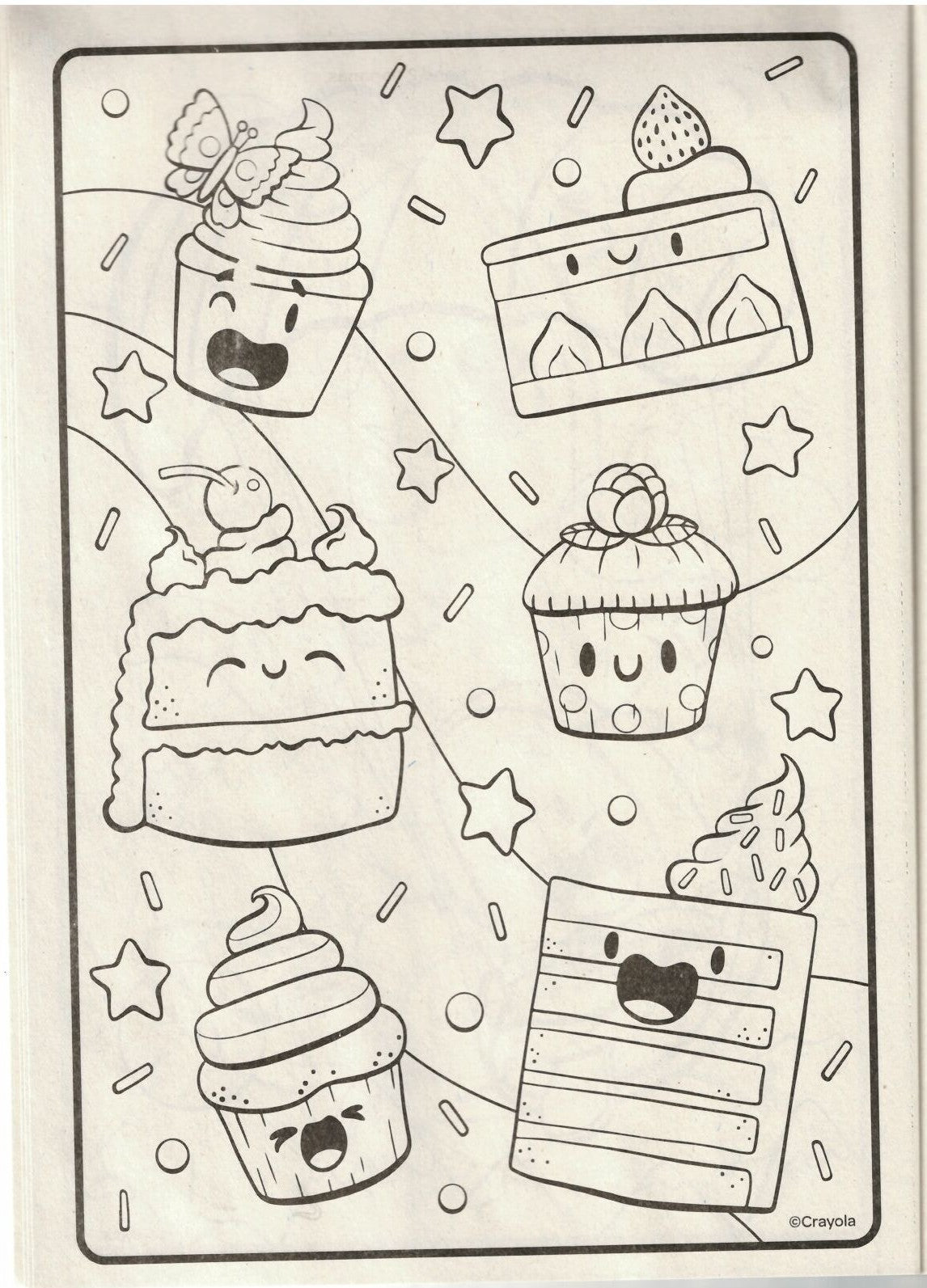 Crayola 96 Page Colouring Book – Food Pals