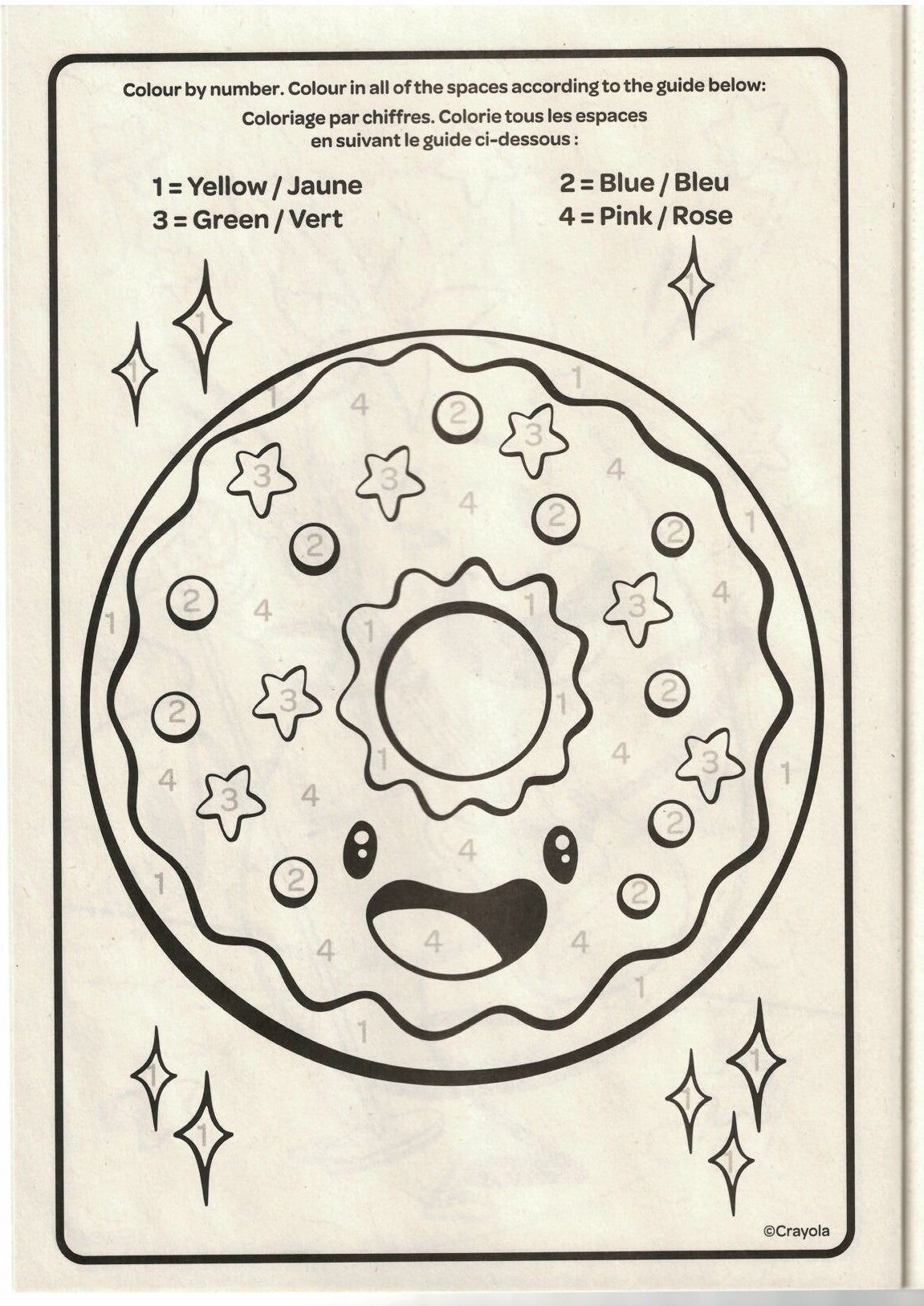 Crayola 96 Page Colouring Book – Food Pals