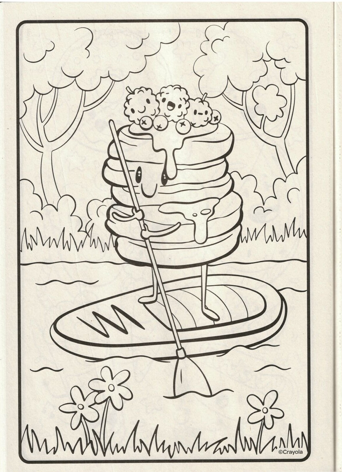 Crayola 96 Page Colouring Book – Food Pals