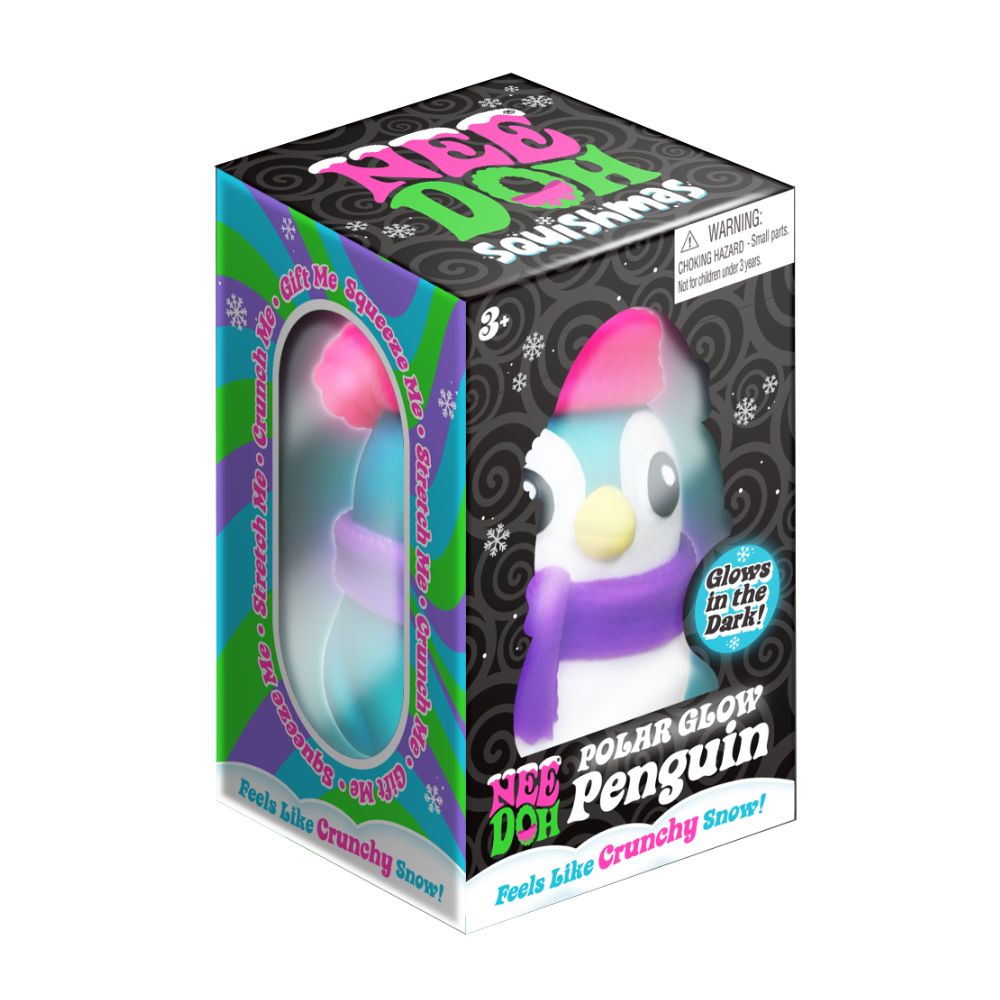 NeeDoh Polar Glow Penguin