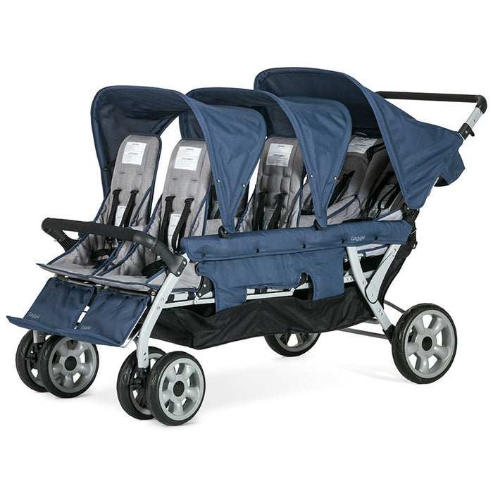 Gaggle Jamboree 6 Passanger Stroller (Navy/Gray)