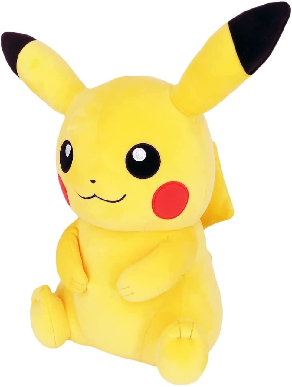 Pokémon Pikachu PoteHagu Cushion Plush – Sanei Boeki All Star Collection 14-Inch Jumbo Collector Plush (Ages 3+)