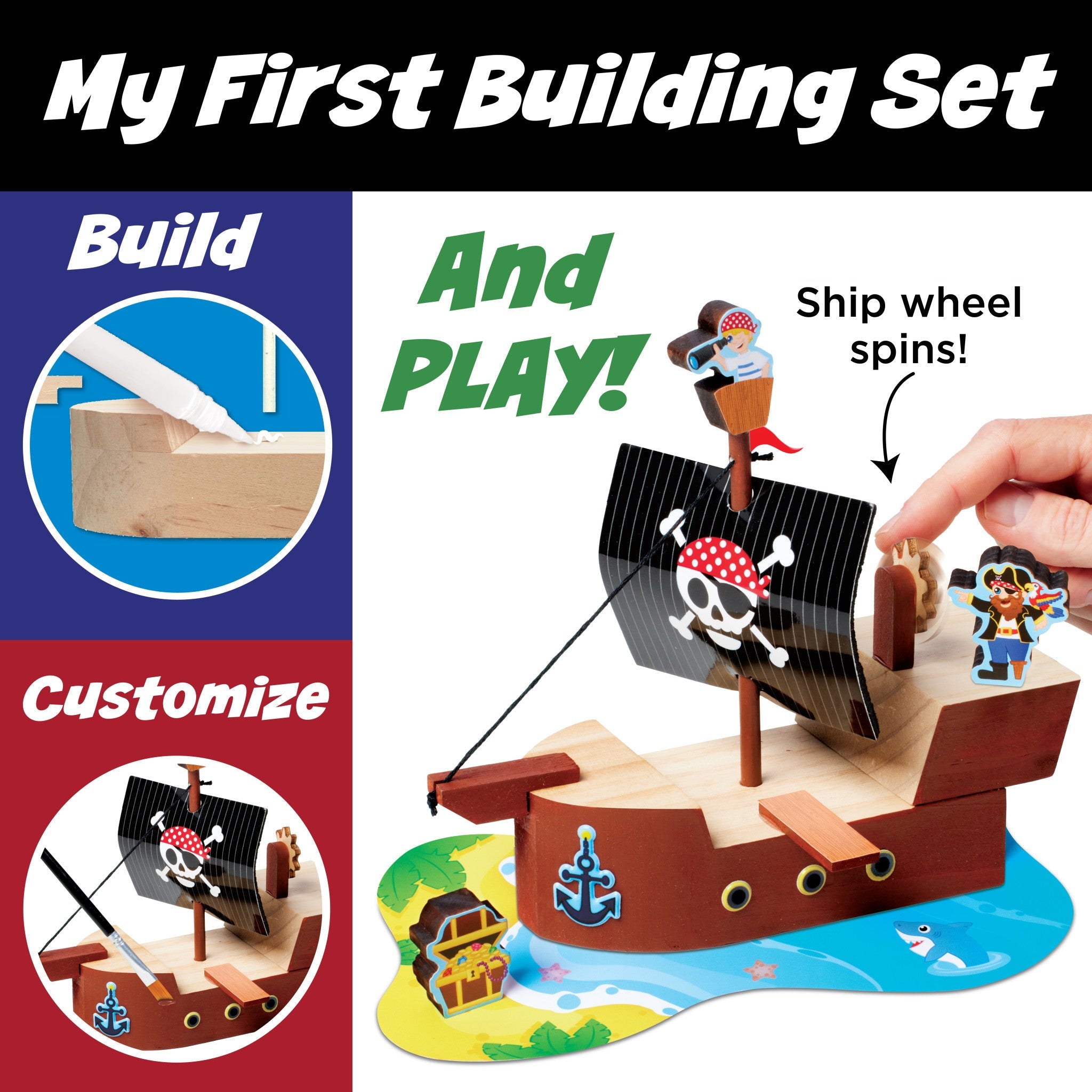 Buildeez!™ Pirate Ship the Sea Skull