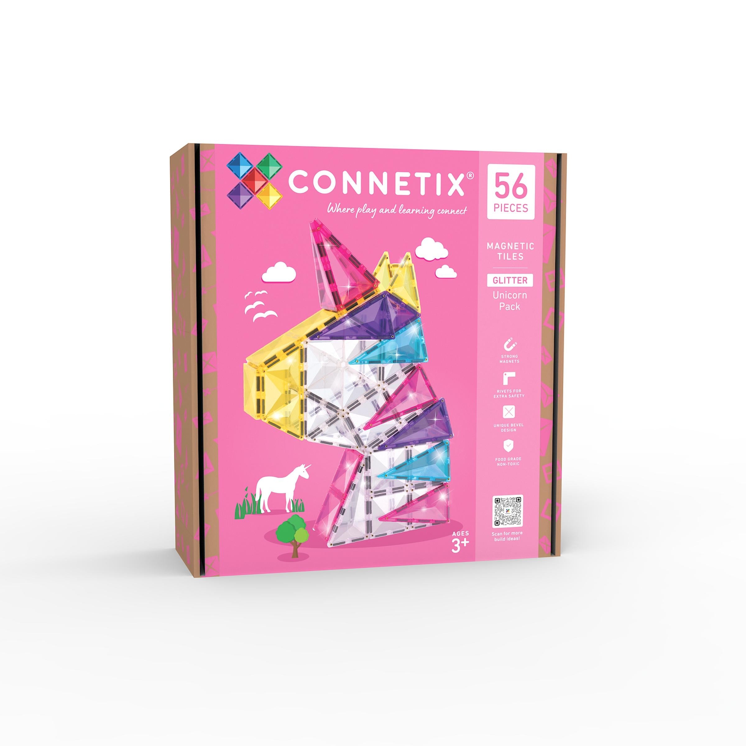 Connetix Glitter Unicorn Pack (56 pcs)