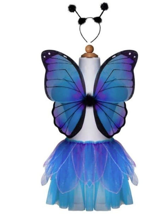 Great Pretenders Midnight Butterfly Tutu With Wings & HB, Size 4-6